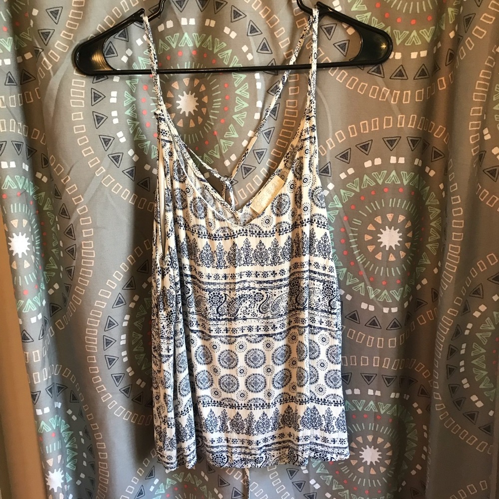 Paisley patterned tank
